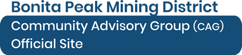 Bonita Peak Mining District Community Advisory Group (CAG) Official Site Logo